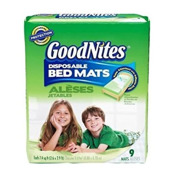 Kimberly-Clark 32519 Goodnites Bed Mat (Pack of 9) - Picture 1 of 1